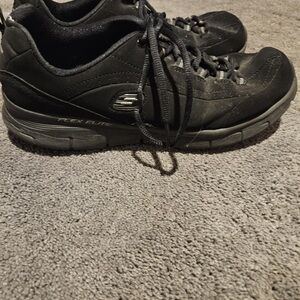 Skechers Women's Black Flex Elite Sneakers